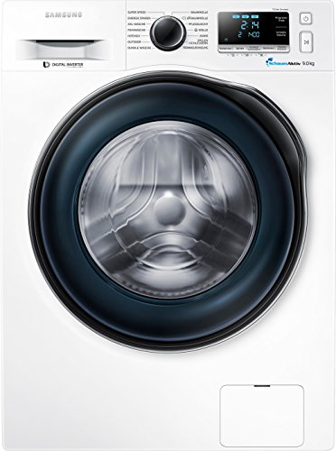 Samsung WW90J6400CWEG Waschmaschine / Frontlader / A 1400 / UpM 9 kg / SchaumAktiv / Trommelreinigung / weiß