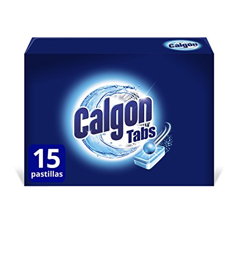 Calgon 2in1 Tabs, Wasserenthärter gegen Kalk & Schmutz in der Waschmaschine, 15 Tabs