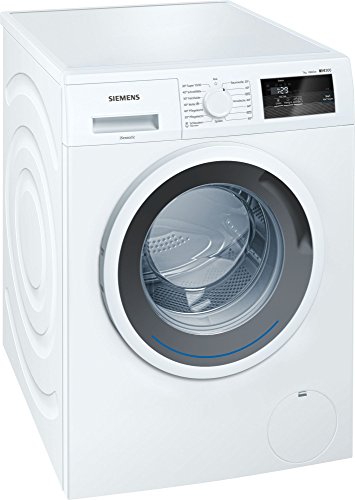 Siemens WM14N0A1 Waschmaschine Frontlader/A+++/1390 UpM/Großes Display mit Endezeitvorwahl/SpeedPerfect für 65 Prozent Zeitersparnis