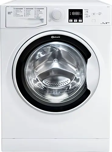 Bauknecht WA Soft 7F4 Waschmaschine Frontlader / A+++ / 1400 UpM / 7 kg / Weiß / langlebiger Motor / Nachlegefunktion / Wasserschutz