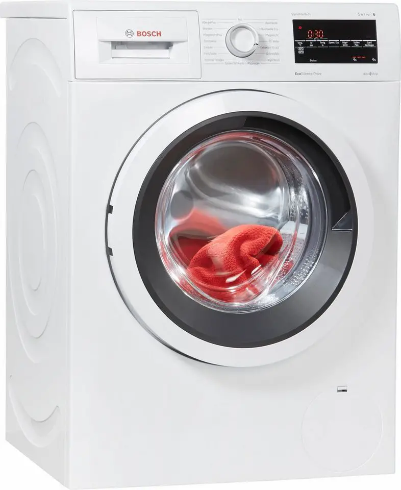 BOSCH Waschmaschine Serie 6 WAT284V1, 8 kg, 1400 U/Min, aquastop