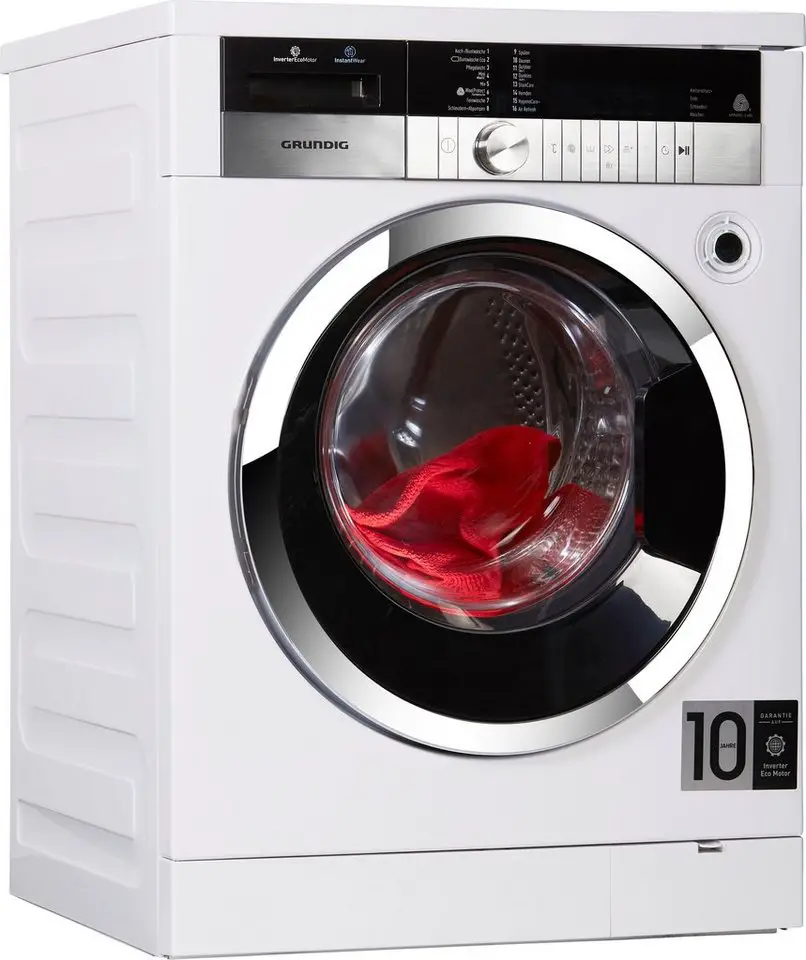 Grundig Waschmaschine GWN 48430 XIW, 8 kg, 1400 U/Min, 3 Jahre Herstellergarantie