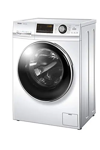 Haier HW80-B14636 Waschmaschine FL / A+++ / 97 kWh/Jahr / 1400 UpM / 8 kg / Vollwasserschutz: Aqua Protect Schlauch und Bodenwanne / weiß