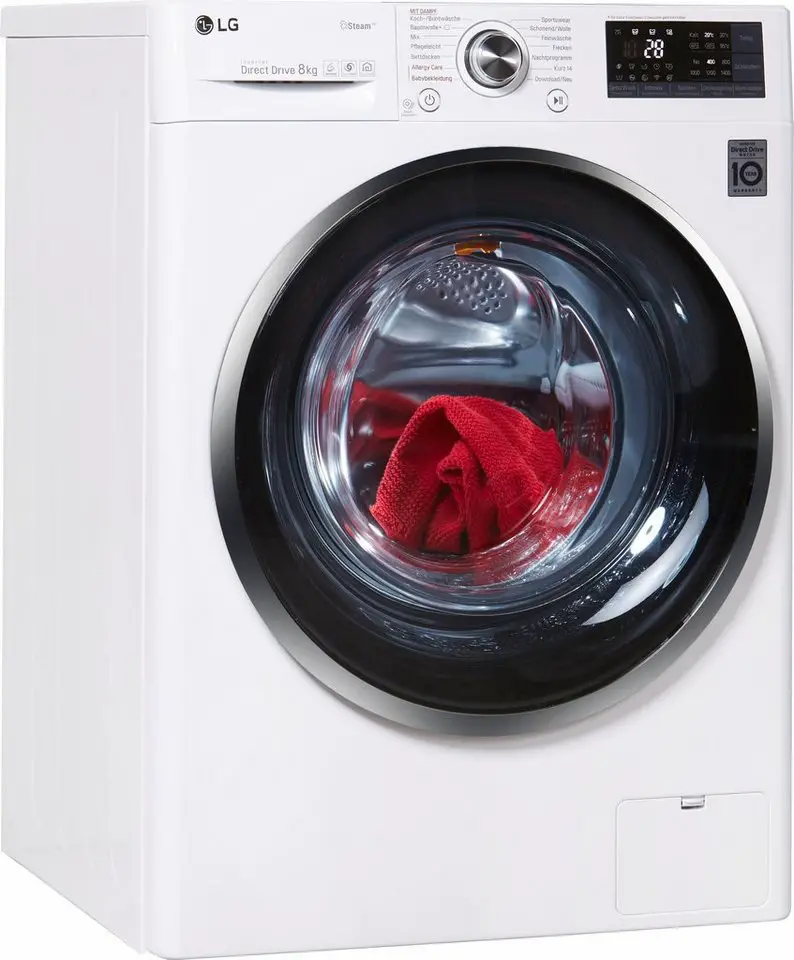 LG Waschmaschine Hygiene Care F 14WM 8TS2, 8 kg, 1400 U/Min