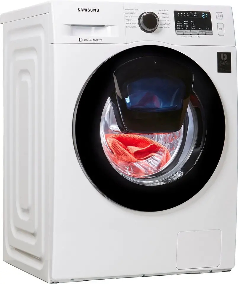 Samsung Waschmaschine AddWash WW4500 WW9EK44205W/EG, 9 kg, 1400 U/Min, 4 Jahre Garantie & Altgerätemitnahme