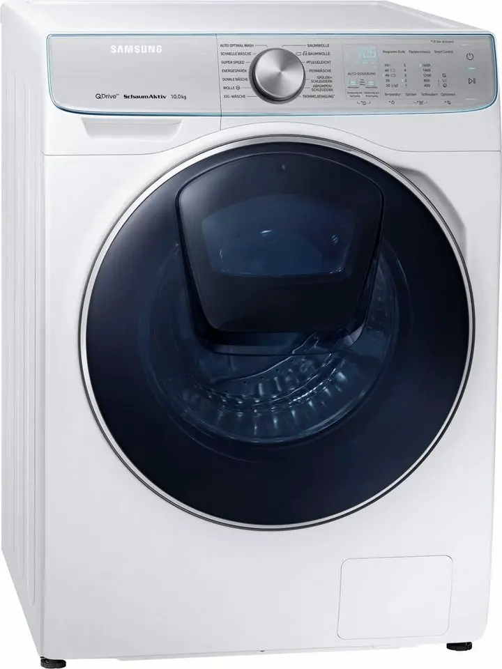 Samsung Waschmaschine QuickDrive AddWash WW8800 WW10M86BQOA, 10 kg, 1600 U/Min, Automatische Waschmitteldosierung