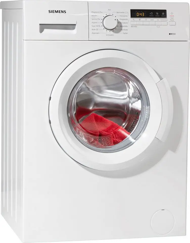 SIEMENS Waschmaschine iQ100 WM14B2ECO, 6 kg, 1400 U/Min