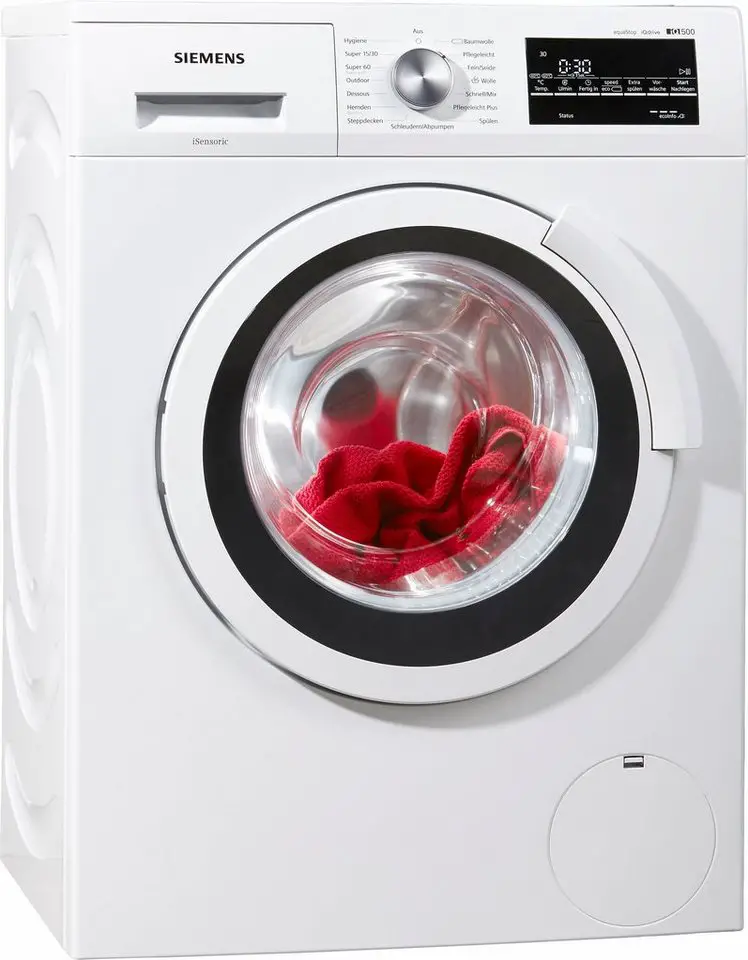 SIEMENS Waschmaschine iQ500 WS12T440, 6,5 kg, 1200 U/Min