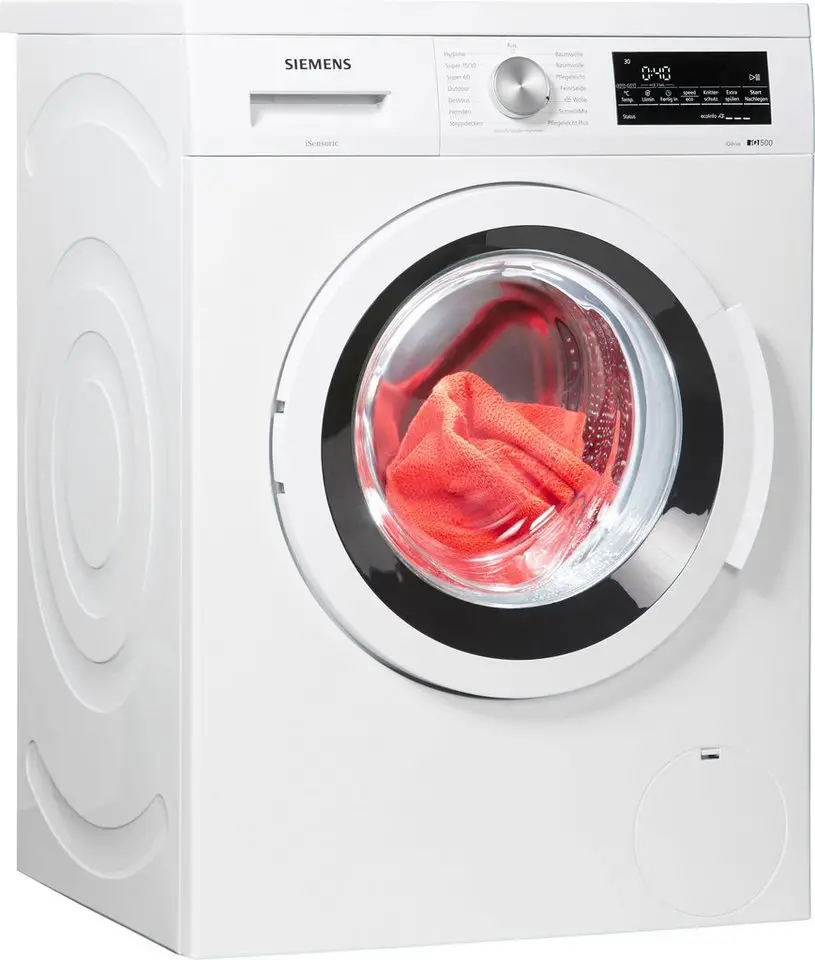 SIEMENS Waschmaschine iQ500 WU14Q4ECO, 8 kg, 1400 U/Min, unterbaufähig