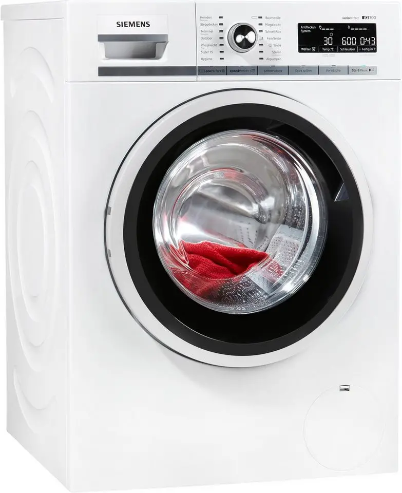 SIEMENS Waschmaschine IQ 700 WM16W5ECO, 9 kg, 1600 U/Min, inkl. 4 Jahre Garantie
