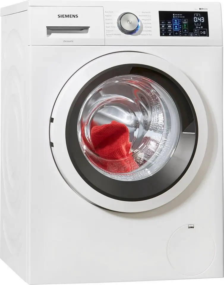 SIEMENS Waschmaschine iQ500 WM14T641, 8 kg, 1400 U/Min, i-Dos Dosierautomatik